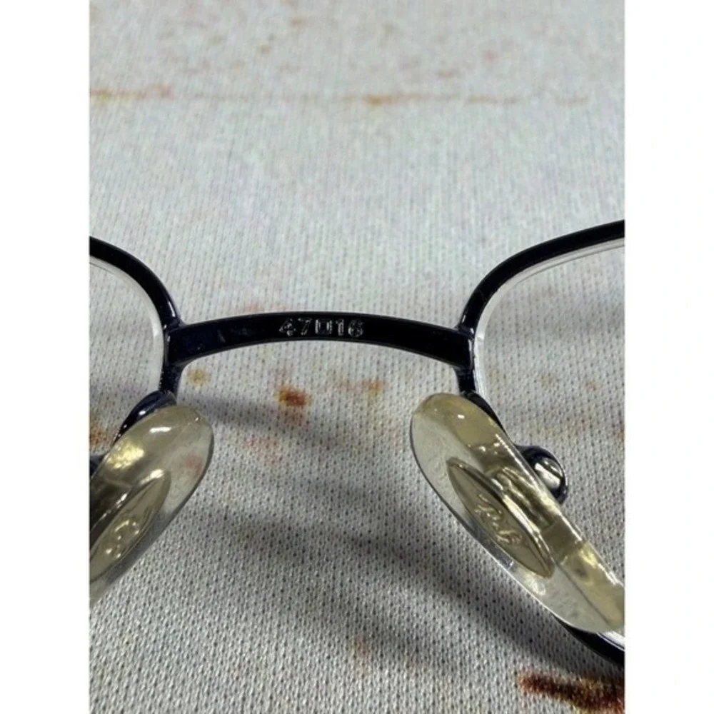 Ray-Ban RB1027 4000 Eyeglasses Frames Blue Black Rectangular 47-16-125 With Case